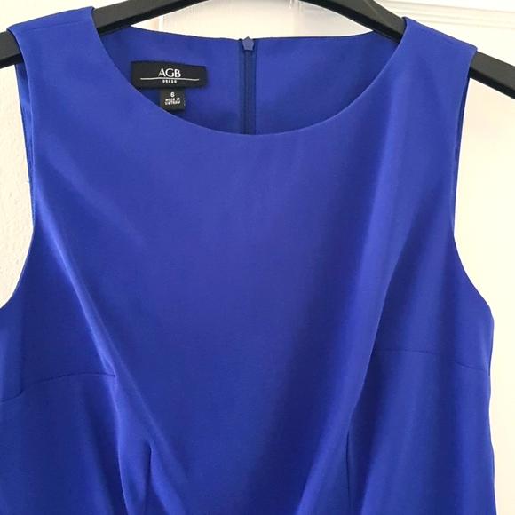 Blue business casual dress. 💙 - Picture 3 of 4